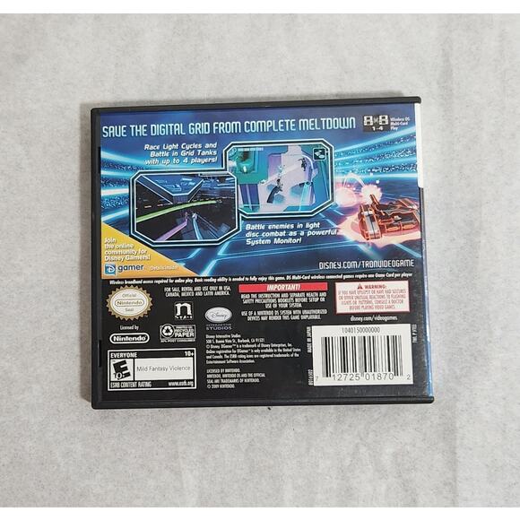 Nintendo DS Disney Tron Evolution Game CIB 2009 Pre-owned - Picture 2 of 6